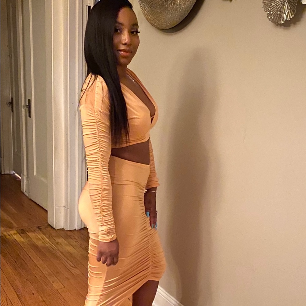 “Alicia” 2 pc Blush 19 Boutique dress